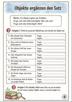 Vorschau - Arbeitsblätter - Satzglieder und Satzbau Klasse 5 -6 Übungen und Proben - Seite 3