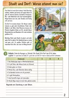 Vorschau - Arbeitsblätter - Stadt und Land vergleichen Klasse 5 -6 Merkmale und Unterschiede - Seite 1
