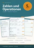 Vorschau - Arbeitsblätter - Grundrechenarten Mathematik 5 Mittelschule - Deckblatt