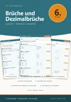 Vorschau - Arbeitsblätter - Bruchrechnen Mathematik 6 Mittelschule - Deckblatt