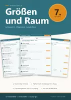 Vorschau - Arbeitsblätter - Flächeninhalt Mathematik 7 Mittelschule - Deckblatt