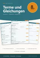 Vorschau - Arbeitsblätter - Terme Gleichungen Mathematik 8 Mittelschule - Deckblatt