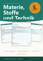 Vorschau - Arbeitsblätter - Stoffe Stofftrennung Chemie 5 - Deckblatt