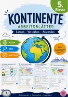 Vorschau - Arbeitsblätter - Kontinente & Ozeane - Arbeitsblätter | Erdkunde 5. Klasse - Deckblatt