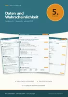 Vorschau - Arbeitsblätter - Wahrscheinlichkeit Mathematik 5 Realschule - Deckblatt