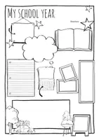 Vorschau - Arbeitsblätter - My Schoolyear 2020 / 20?? in Sketchnotes - SPENDENAKTION - Seite 3