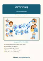 Vorschau - Arbeitsblätter - Die Vererbung – Lesespurgeschichte mit Rätselaufgaben (Klasse 9) - Seite 1