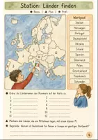 Vorschau - Arbeitsblätter - Europa-Rallye Klasse 5 -6 Orientierung und Kartenarbeit - Seite 3
