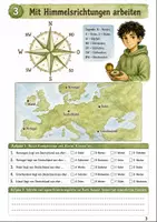 Vorschau - Arbeitsblätter - Europa: Länder, Hauptstädte und Orientierung Klasse 5 -6 Kartenarbeit und Geografie - Seite 2