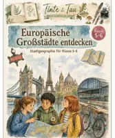Vorschau - Unterrichtsreihen - Europäische Großstädte Klasse 5 -6 Städte vergleichen - Deckblatt