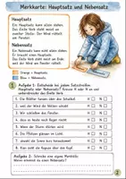 Vorschau - Arbeitsblätter - Herbst-Grammatik Klasse 5 -6 Haupt- und Nebensätze üben - Seite 1