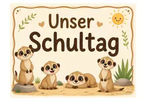 Vorschau - Poster - Erdmännchen - Unser Schultag Tagestransparenz - Seite 3