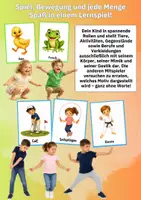 Vorschau - Spiele - Materialpaket Bewegung und Sport für Kinder – Bildkarten, Bewegungswürfel, Überkreuzübungen und Lernposter für Kita und Grundschule - Seite 2