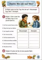 Vorschau - Arbeitsblätter - Satzglieder Klasse 5 -6 Herbstliche Übungen - Seite 3