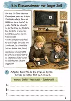 Vorschau - Stundenentwürfe - Schule früher und heute Klasse 3 -4 Vergleich und Reflexion - Seite 1