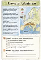 Vorschau - Stundenentwürfe - Tourismus in Europa Klasse 5 -6 Alpen und Mittelmeer - Seite 1