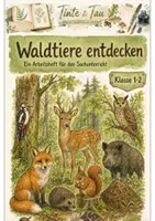 Vorschau - Arbeitsblätter - Wald Klasse 2 – Waldtiere entdecken Lesen und Zuordnen Arbeitsheft - Deckblatt