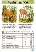 Vorschau - Arbeitsblätter - Wald Klasse 2 – Waldtiere entdecken Lesen und Zuordnen Arbeitsheft - Seite 2