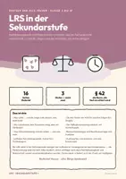 Vorschau - Unterrichtsreihen - LRS in der Sekundarstufe – Nachteilsausgleich - Seite 1