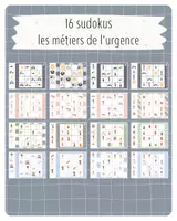 Aperçu - Apprentissages en autonomie - 15. sudokus - pompiers, policiers, médecins, vétérinaires - Page de couverture
