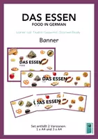 Vorschau - Poster - Banner German/DaZ | Essen/Food - Deckblatt
