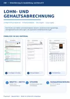 Vorschau - Arbeitsblätter - Lohn und Gehaltsabrechnung - Deckblatt