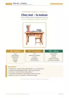 Vorschau - Stundenentwürfe - Präpositionen: Haus und Wohnung – Französisch A2 - Deckblatt