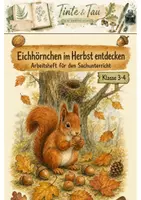 Vorschau - Arbeitsblätter - Eichhörnchen im Herbst Klasse 3 -4 Lebensraum und Winterruhe - Deckblatt