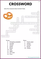 Vorschau - Arbeitsblätter - Crossword German/DaZ | Essen/Food - Seite 3