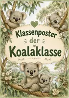 Vorschau - Poster - Klassenposter - Klassentier Koala - Koalaklasse - Deckblatt