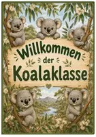 Vorschau - Poster - Klassenposter - Klassentier Koala - Koalaklasse - Seite 1