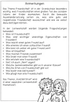 Vorschau - Arbeitsblätter - Lernwerkstatt - Freundschaft / Freunde - mit Bastelvorlagen - Seite 1
