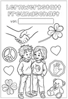 Vorschau - Arbeitsblätter - Lernwerkstatt - Freundschaft / Freunde - mit Bastelvorlagen - Seite 2