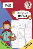 Vorschau - Arbeitsblätter - Herbst Übungsheft Klasse 1 | Deutsch & Mathe kostenlos - Deckblatt