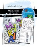 Vorschau - Mal- und Bastelvorlagen - Mein Name mit Doodles: Anleitung und Vorlagen - Deckblatt