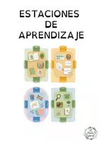 Vista previa - Para docentes: organización, planificación y formación - REGISTRO ESTACIONES DE APRENDIZAJE - Portada