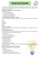 Vista previa - Para docentes: organización, planificación y formación - REGISTRO ESTACIONES DE APRENDIZAJE - página 3