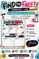 Vorschau - Spiele - 2 Wahrheiten & 1 Lüge Sommerferien | Kennenlernspiel zum Schulstart | Teenager Edition - Deckblatt