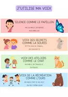 Aperçu - Apprentissages en autonomie - Gestion de classe : J’utilise ma voix - Page 1