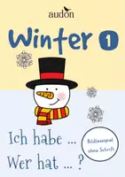 Vorschau - Stundenentwürfe - Ich habe wer hat Nichtleser WINTER - Ich habe wer hat ohne Schrift - Bildlesespiele ohne Schrift - Deckblatt
