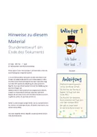 Vorschau - Stundenentwürfe - Ich habe wer hat Nichtleser WINTER - Ich habe wer hat ohne Schrift - Bildlesespiele ohne Schrift - Seite 1