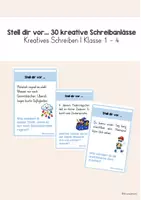 Vorschau - Fördermaterial/Inklusion - Stell dir vor ... 30 kreative Schreibanlässe Klasse 2-4 - Deckblatt