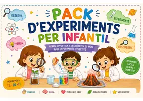 Vista previa - Elementos para la creación de materiales - 🔬 PACK D’EXPERIMENTS PER INFANTIL 🌈 - Portada