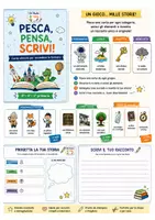 anteprima - Altro tipo di materiale - Pesca, pensa, scrivi! – Carte-stimolo per inventare storie - Pagina di copertina