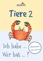 Vorschau - Stundenentwürfe - Ich habe wer hat Nichtleser TIERE - Ich habe wer hat ohne Schrift - Bildlesespiele ohne Schrift - Deckblatt