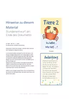 Vorschau - Stundenentwürfe - Ich habe wer hat Nichtleser TIERE - Ich habe wer hat ohne Schrift - Bildlesespiele ohne Schrift - Seite 1