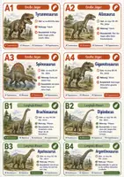 Vorschau - Spiele - Dinosaurier-Quartett – Dinosaurier & ihre Besonderheiten | 32 Wissenskarten | Klasse 2–3 - Seite 3