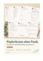 Vorschau - Unterrichtsreihen - Papierkram ohne Panik | Formulare, Briefe & Alltag organisieren | Klasse 8–10 - Deckblatt