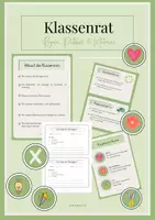 Vorschau - Arbeitsblätter - Klassenrat Paket - Deckblatt