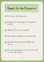Vorschau - Arbeitsblätter - Klassenrat Paket - Seite 1